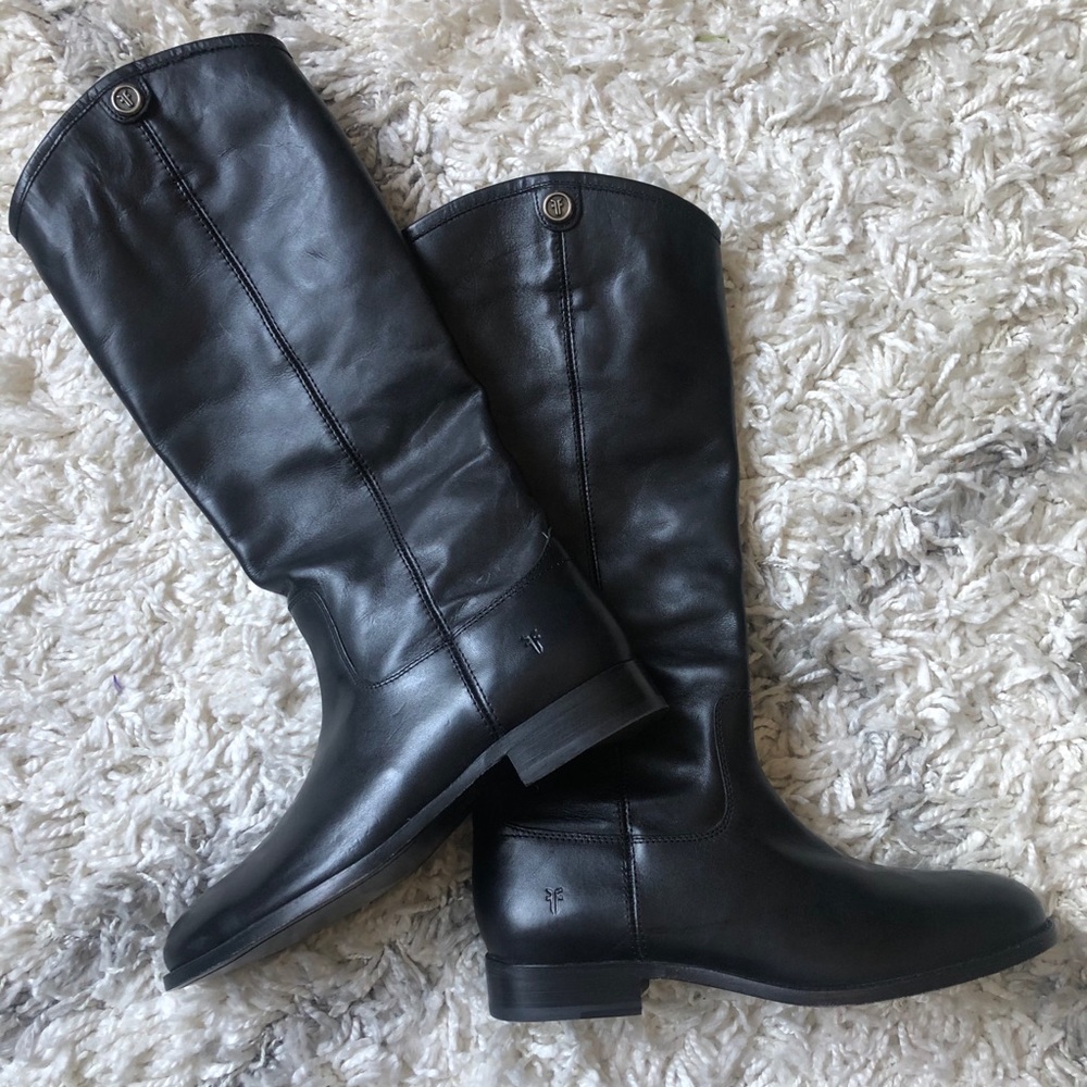 New Frye Melissa Button 2 Boots Black Size 8.5, 9 - Picture 9 of 15